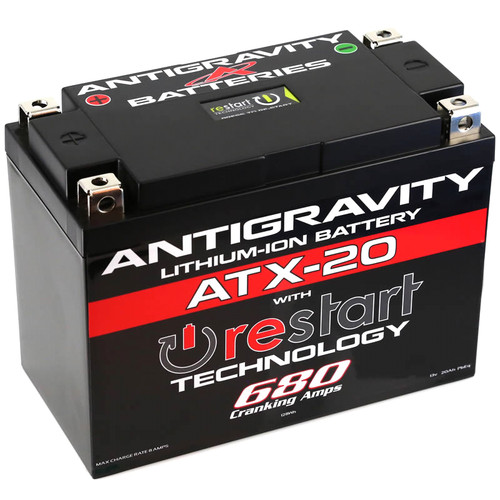 Lithium Battery 680CCA 12 Volt, by ANTIGRAVITY BATTERIES, Man. Part # AG-ATX20-RS
