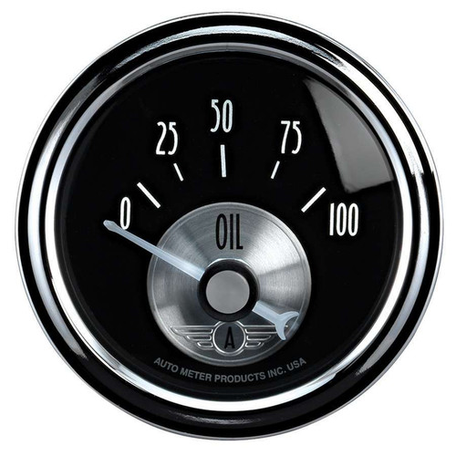 2-1/16 B/D Oil Pressure Gauge 0-100psi, by AUTOMETER, Man. Part # 2028