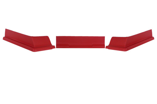 Valance Modified IMCA 3pc Red, by DOMINATOR RACE PRODUCTS, Man. Part # 409-RD