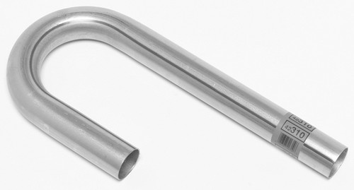 2in Aluminized J-Bend Pipe 3.5 Radius 16 Gauge, by DYNOMAX, Man. Part # 42310