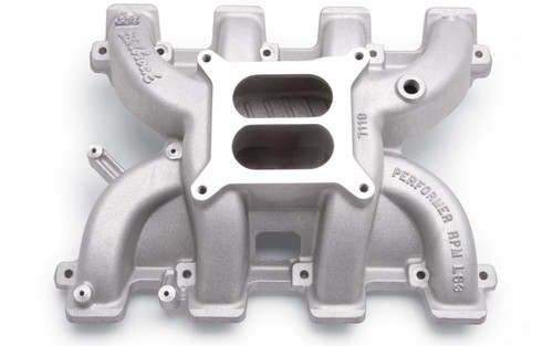 Chevy LS3 Performer RPM Intake Manifold - Carb, by EDELBROCK, Man. Part # 71197