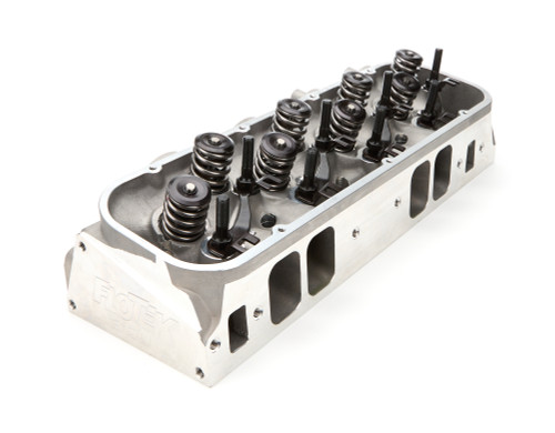 BBC 360cc Alm Cylinder Head Assembled, by FLO-TEK, Man. Part # 360-600