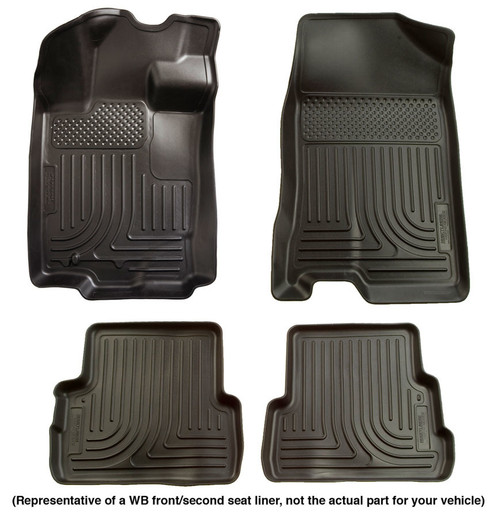 11-  Dodge Charger Front /2nd Floor Liners Black, by HUSKY LINERS, Man. Part # 98061