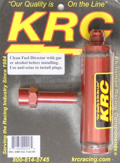 Single Fuel Lock Directo (-8AN), by KLUHSMAN RACING PRODUCTS, Man. Part # KRC-4408