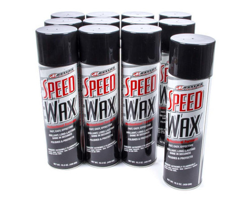 Speed Wax Case 12x15.5oz Temp. Disc. 5/24, by MAXIMA RACING OILS, Man. Part # 70-76920