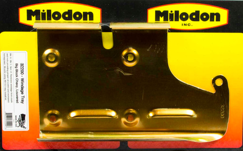 BBC Louvered Windage Tray, by MILODON, Man. Part # 32200