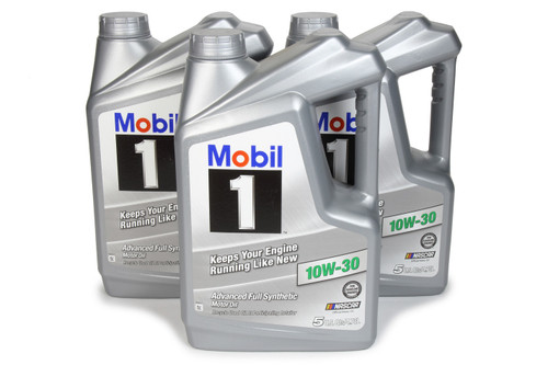 10w30 Synthetic Oil Case 3x5 Qt. Bottles, by MOBIL 1, Man. Part # 122326