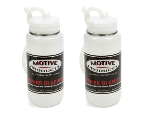 Brake Fluid Catch Bottle Kit 2 Bottles, by MOTIVE PRODUCTS, Man. Part # 1820