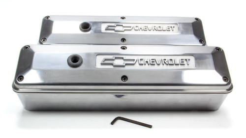 SBC 2pc Valve Covers Polished, by PROFORM, Man. Part # 141-913