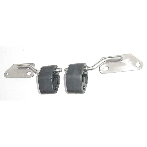 Mustang Muffler Hangers Stainless Steel (PR), by PYPES PERFORMANCE EXHAUST, Man. Part # MHV6