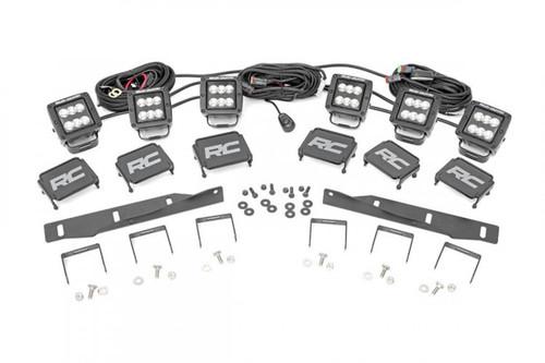 Ford Triple LED Fog Ligh t Kit 17-19 F-150 Raptor, by ROUGH COUNTRY, Man. Part # 70700