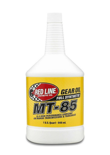 Gear Oil 75w85 GL-4/MT- 85 1Quart, by REDLINE OIL, Man. Part # RED50504