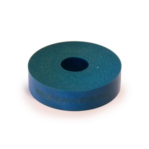 Bump Rubber .500in Thick 2in OD x .50in ID Blue, by RE SUSPENSION, Man. Part # RE-BR-5150F-0500-65B