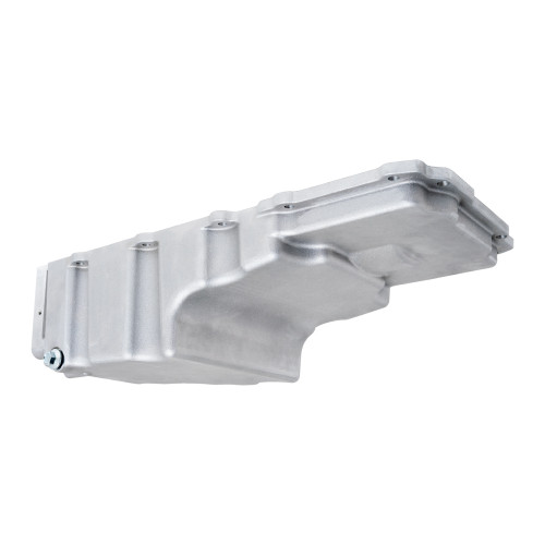 GM LS Engine Aluminum Oil Pan 6 Qt. Satin, by RACING POWER CO-PACKAGED, Man. Part # R8465