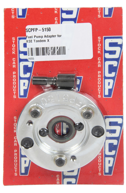 Fuel Pump Adapter for KSE Tandem X, by STOCK CAR PROD-OIL PUMPS, Man. Part # FP-5150