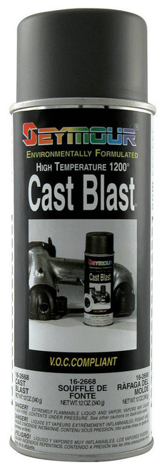 Cast Iron Gray Hi-Heat Paint, by SEYMOUR PAINT, Man. Part # 16-2668