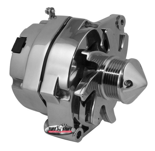 GM Alternator Silver Bul let 140 amp 1-Wire Pol., by TUFF-STUFF, Man. Part # 7140BBULL6G