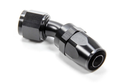 #10 30 Degree Swivel Hose End, by TRIPLE X RACE COMPONENTS, Man. Part # HF-23010BLK