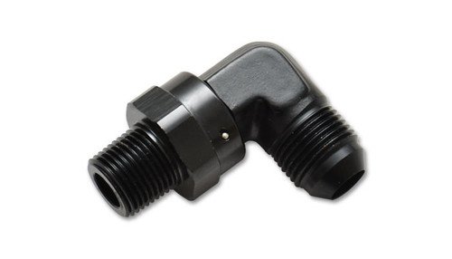 -10 Male AN to Male NPT 3/8in 90 Degree Adapter, by VIBRANT PERFORMANCE, Man. Part # 11359