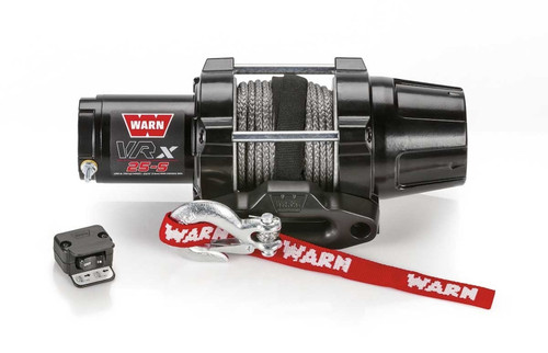 VRX 25-S Winch 2500lb Synthetic Rope, by WARN, Man. Part # 101020