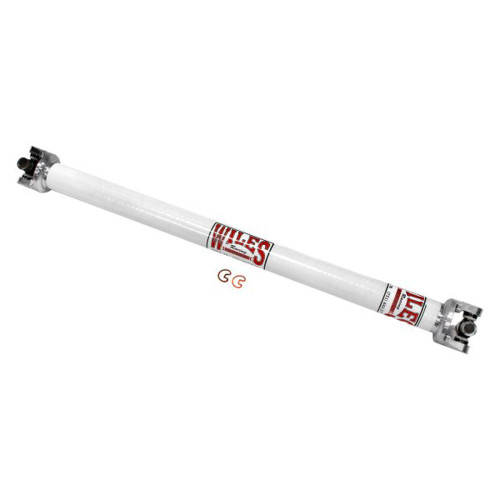 C/F Driveshaft 2-1/4in Dia 34.5in Long, by WILES RACING DRIVESHAFTS, Man. Part # CF225345