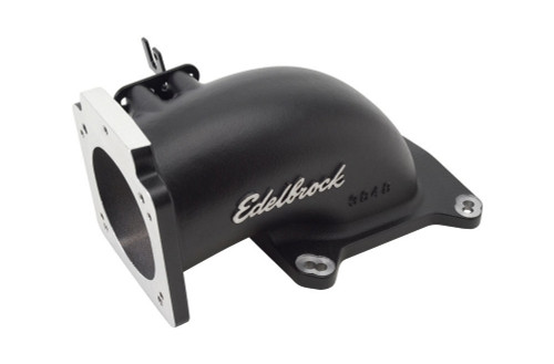 90mm Low Profile T/B Intake Elbow, by EDELBROCK, Man. Part # 38483