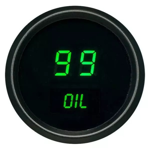 2-1/16 LED Digital Oil Pressure Gauge 0-99 PSI, by INTELLITRONIX, Man. Part # M9114G