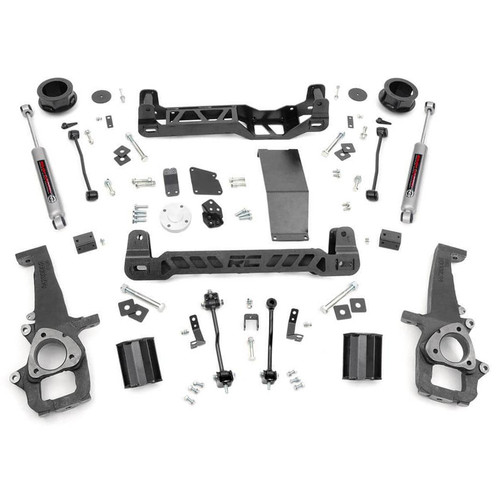 4in Dodge Suspension Lif t Kit 12-18 Ram 1500 4WD, by ROUGH COUNTRY, Man. Part # 33331