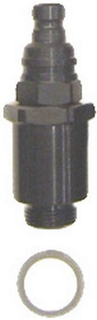 8AN to  9/16-24 UNEF Carb Plug Fitting, by JIFFY-TITE, Man. Part # 320C4