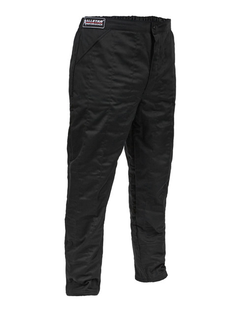 Driving Pants SFI 3.2A/5 M/L Black Medium, by ALLSTAR PERFORMANCE, Man. Part # ALL935212