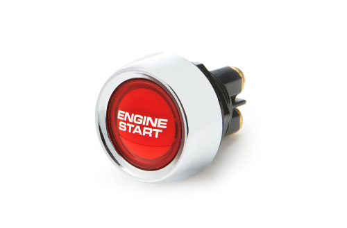 Switch Lighted Push Button Red 50 Amp, by QUICKCAR RACING PRODUCTS, Man. Part # 50-515