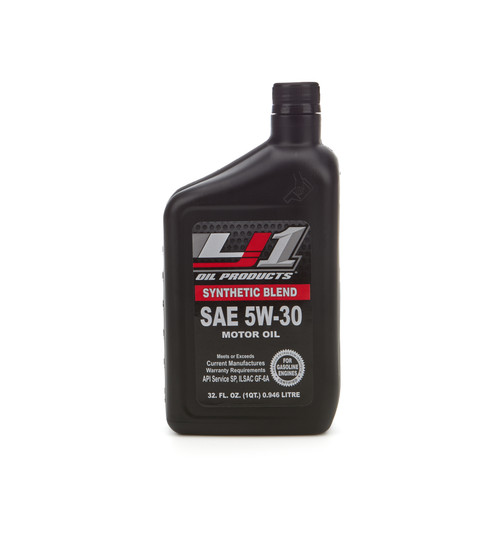5W30  Syhthetic Blend 1 Quart, by EXTREME RACING OIL, Man. Part # EROSP5W-30