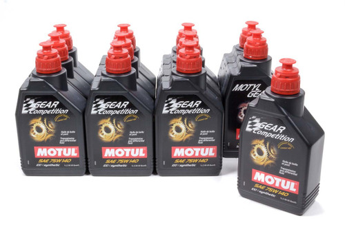 Gear Comp 75w140 Oil Case/12-Liter, by MOTUL USA, Man. Part # 105779