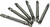 3/16 Double Ended Drill Bit 6pk, by ALLSTAR PERFORMANCE, Man. Part # ALL18204