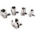 Line Clamps 1/4in (4PK) , by BILLET SPECIALTIES, Man. Part # 65210