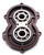 Billet Alum Rear Cover w/Bearings Black, by DIVERSIFIED MACHINE, Man. Part # RRC-1386B