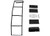 Toyota FJ SUV Ladder , by DEE ZEE, Man. Part # DZ 760611