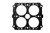 Throttle Body Gasket , by HOLLEY, Man. Part # 108-3
