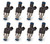 160lbs Fuel Injector 8pk , by HOLLEY, Man. Part # 522-168