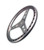 13in Dished Steering Wheel Aluminum, by JOES RACING PRODUCTS, Man. Part # 13513-A