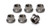 Torque Tube Nut Set 12pt Titanium 6pk, by KING RACING PRODUCTS, Man. Part # 4093