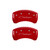 11-   Challenger Caliper Covers Red, by MGP CALIPER COVER, Man. Part # 12162SCLSRD