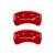 11-   Charger Caliper Covers Red, by MGP CALIPER COVER, Man. Part # 12181SCH1RD