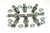Ti Shock Pin Stud Kit For Threaded Frame, by METTEC, Man. Part # KT503S