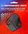 BBC Fuel Pump Block-Off Plate Black Crinkle, by PROFORM, Man. Part # 141-213