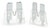 25 Amp ATC Fuse Clear 5pk, by QUICKCAR RACING PRODUCTS, Man. Part # 50-925