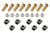 Bolt Kit 3125 x 1in 220 Tall Alum Buttons WinHub, by RED DEVIL / ULTRA LITE BRAKES, Man. Part # 980-6220