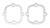 4-Bolt Collector/Reducer Flange Gasket Pair, by REMFLEX EXHAUST GASKETS, Man. Part # 8017