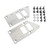 Billet LS Motor Mount Adapter Plates, by RACING POWER CO-PACKAGED, Man. Part # R5140