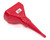 Funnel - 8in D-Shape Red, by SCRIBNER, Man. Part # 6114R